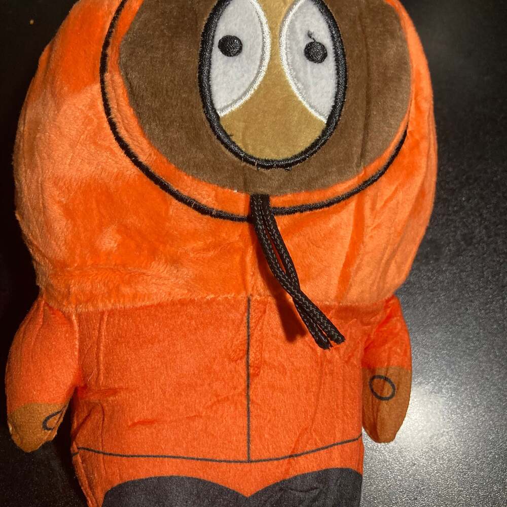 South Park Kenny McCormick Plush Figure - Orange Parka Stuffed Toy